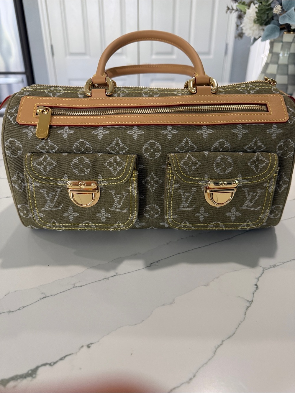 Khaki Denim Speedy